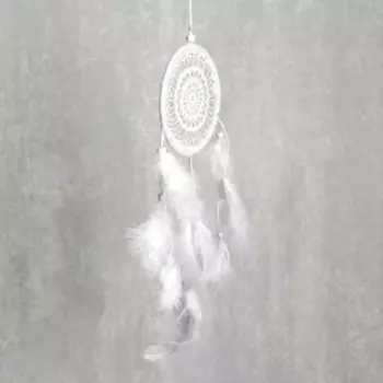 Ловец снов "Белоснежное кружево" 30х11 см