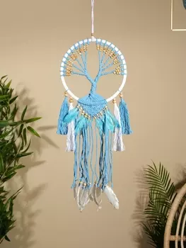 Ловец снов "Голубое дерево" 22х60 см.