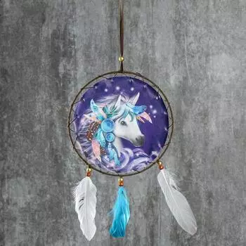 Ловец снов "Конь" диам 20 см