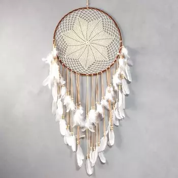 Ловец снов "Кружевной цветок"" 105х40 см