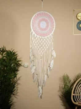 Ловец снов "Нежный тона" 32х90 см.