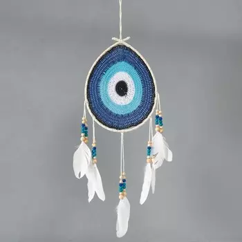 Ловец снов амулет от сглаза «Назар», с перьями, 3060 см