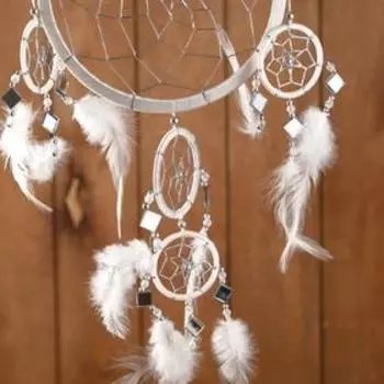 Ловец снов «Пять колец», 250.550 см, серый