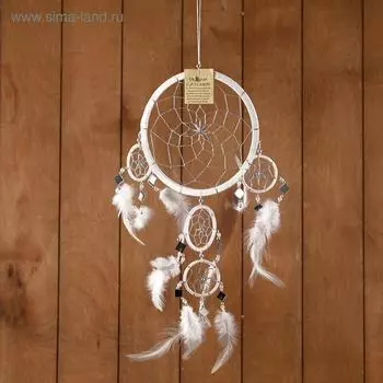 Ловец снов «Пять колец», 250.550 см, серый