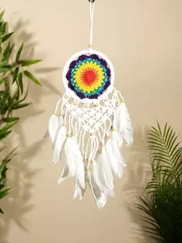 Ловец снов "Разноцветный цветок" 12х50 см.