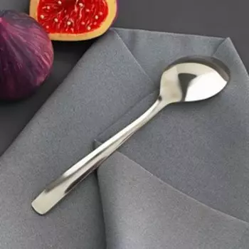 Ложка чайная Доляна «Нью Гастро», длина 13.8 см, толщина 1.2 мм