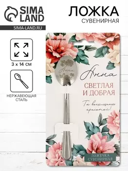 Ложка чайная именная «Анна», 314 см