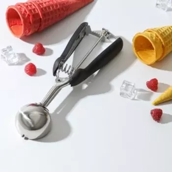 Ложка для мороженого Adagio d=4,8 см, цвет серебряный