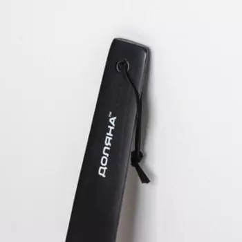 Ложка для обуви Доляна, с петелькой, деревянная, 383.5 см, чёрная