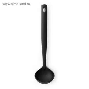 Ложка для соуса Brabantia Basic, цвет чёрный, 29.6 см