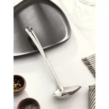 Ложка для соуса из нержавеющей стали Доляна Everyday, 40 мл, 29.58.5 см, толщина 3 мм, серебристая