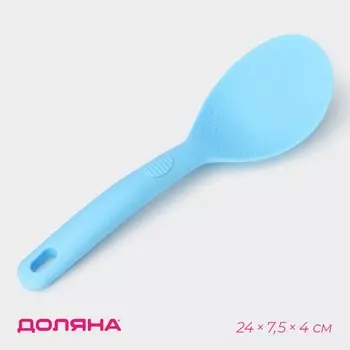 Ложка Доляна «Дуэт», 247.54 см, голубая