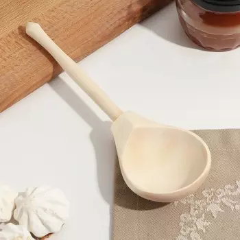 Ложка деревянная полубаская, без росписи, заготовка для творчества, хемпельная, 196 см