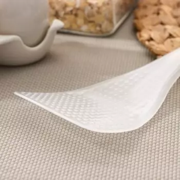 Ложка для мультиварки Доляна, 19 см, антиналипающее покрытие, прозрачный