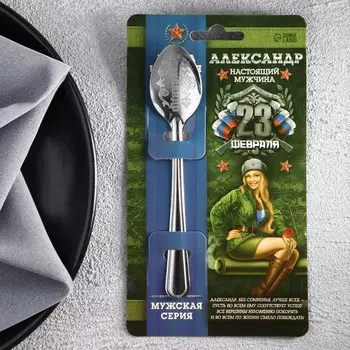 Ложка чайная именная «Александр», 314 см