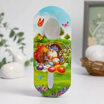 Ложка с гравировкой «Пасхальная композиция», 3 х 13.7 см