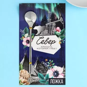 Ложка с подвесом «Север» , 2,7 х 14,8 см
