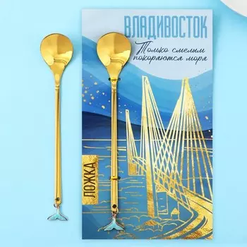 Ложка с подвесом «Владивосток», 2,7 х 14,8 см
