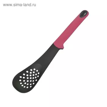 Ложка с прорезями, нейлон, цветная ручка