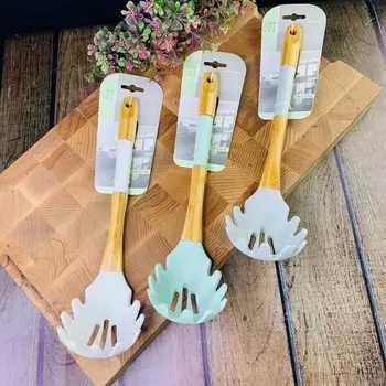 Ложка силиконовая для спагетти Lenardi для 30 см, цвет МИКС