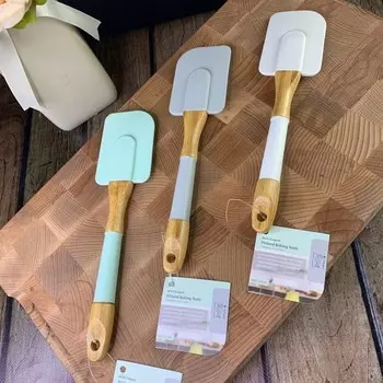 Ложка силиконовая Lenardi, 25 см, цвет МИКС