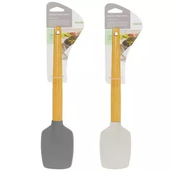 Ложка силиконовая Lenardi, 28 см, цвет МИКС