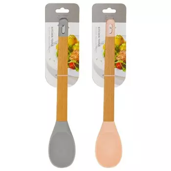 Ложка силиконовая Lenardi, 30 см, цвет МИКС