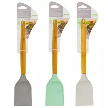 Ложка силиконовая Lenardi, 30 см, цвет МИКС