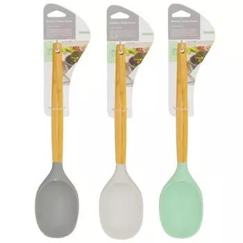 Ложка силиконовая Lenardi, 30 см, цвет МИКС