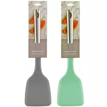 Ложка силиконовая Lenardi, 33.5 см, цвет МИКС