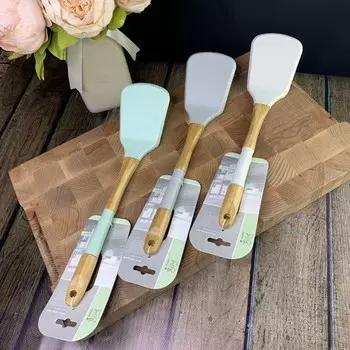 Ложка силиконовая Lenardi, 33 см, цвет МИКС