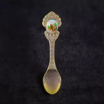 Ложка в форме кокошника «Пермь. Мишка»