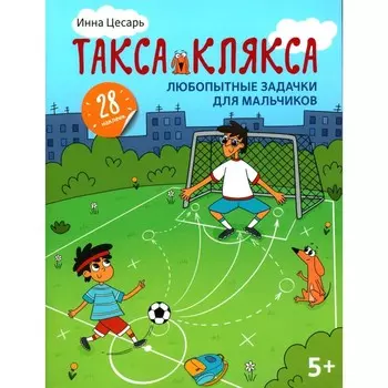 Любопытные задачки для мальчиков. 28 наклеек. Цесарь И.А.