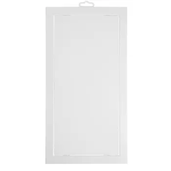 Люк ревизионный AURAMAX AD2040, 218418 мм, фланец 196396 мм, нажимной, пластик