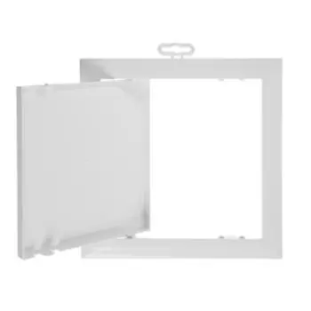 Люк ревизионный "РВС", 200 х 200 мм, пластик, белый