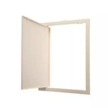 Люк ревизионный "РВС", 300 х 400 мм, пластик, цвет слоновая кость