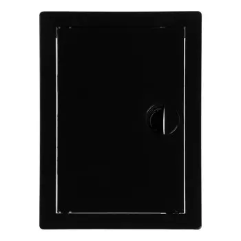 Люк ревизионный "ВИЕНТО" ДР1015, 100 х 150 мм, пластик, черный