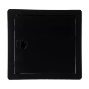 Люк ревизионный "ВИЕНТО" ДР1515, 150 х 150 мм, пластик, черный