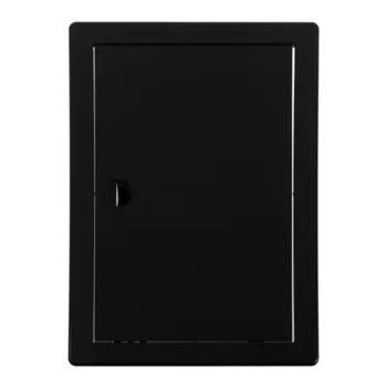 Люк ревизионный ZEIN 2030ЛР, 200 х 300 мм, пластик, черный