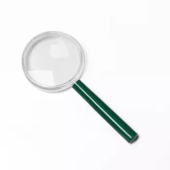 Лупа классическая, линза 40 мм, пластик