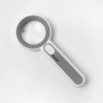 Лупа классическая, линза 45 мм, подсветка