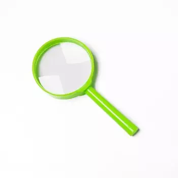 Лупа классическая, линза 50 мм, пластик