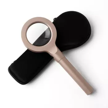 Лупа классическая, линза 55 мм, подсветка