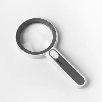 Лупа классическая, линза 70 мм, подсветка