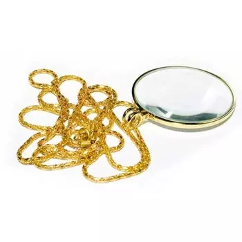 Лупа монокль на цепочке Veber 6x, диаметр 42 мм