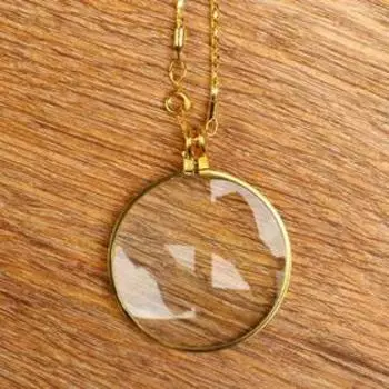 Лупа-подвеска «Золотая» 5х, d=42 мм