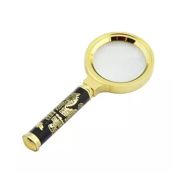 Лупа с ручкой сувенирная Veber L60, 8х, диаметр 60 мм, в чехле