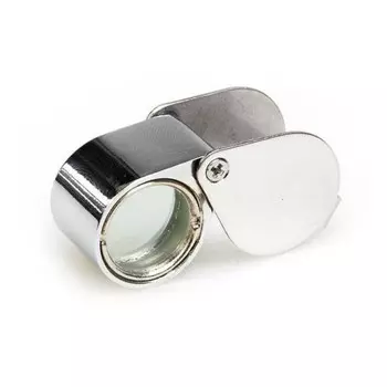 Лупа ювелирная Veber 55366, 10x, диаметр 17 мм, в футляре