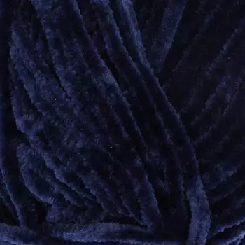 Люшевая пряжа для вязания спицами, крючком YarnArt, Velour, 100% микрополиэстер, 170 м/100 г, (848 т. баклажан)