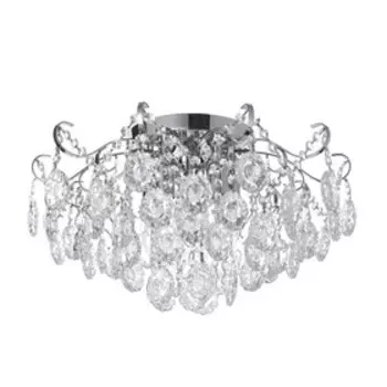 Люстра 09025/5 5хЕ14 40Вт хром 50х50х35см